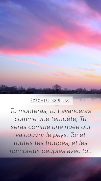 Ézéchiel 38:9 LSG Bible Verse Image
