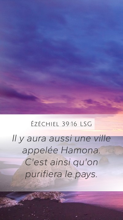 Ézéchiel 39:16 LSG Bible Verse Image