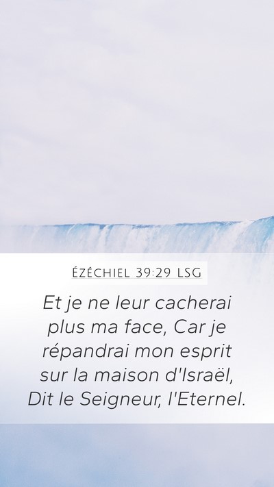 Ézéchiel 39:29 LSG Bible Verse Image