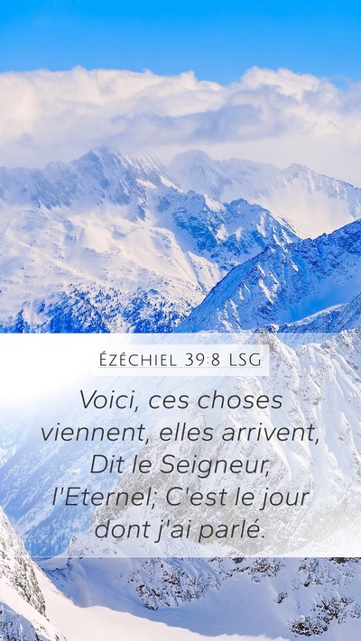Ézéchiel 39:8 LSG Bible Verse Image