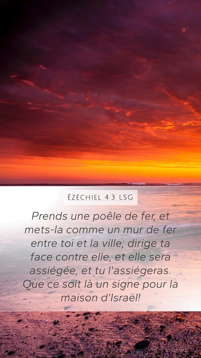 Ézéchiel 4:3 LSG Bible Verse Image