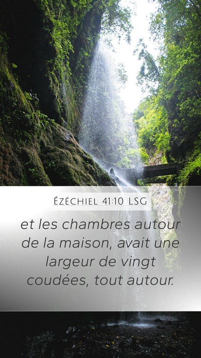 Ézéchiel 41:10 LSG Bible Verse Image