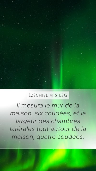 Ézéchiel 41:5 LSG Bible Verse Image