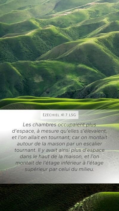 Ézéchiel 41:7 LSG Bible Verse Image