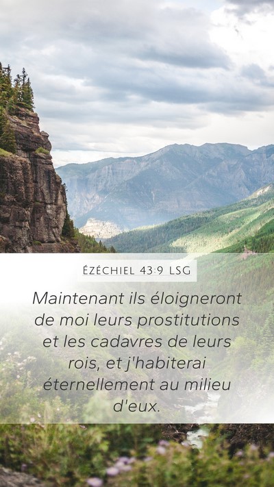 Ézéchiel 43:9 LSG Bible Verse Image
