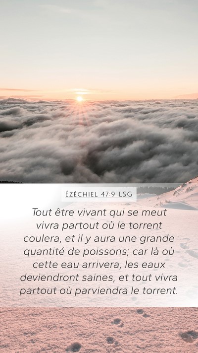 Ézéchiel 47:9 LSG Bible Verse Image