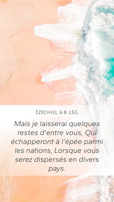 Ézéchiel 6:8 LSG Bible Verse Image