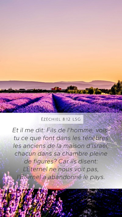 Ézéchiel 8:12 LSG Bible Verse Image